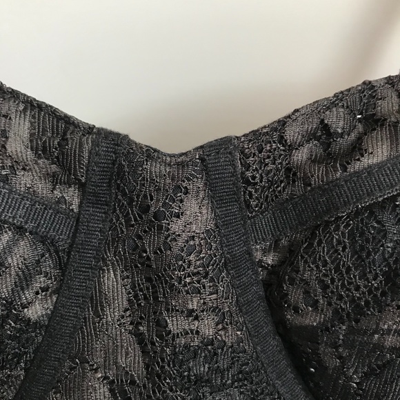 NWT A&E Black Lace Dress - Picture 3 of 8